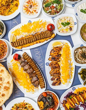 Mixed grill platter Persian style in London
